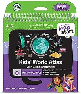 LeapStart Kindergarten Activity Book: Kids' World Atlas and Global Awareness