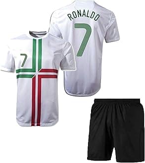 Sports Soccer Home kit Boys Football Jersey with Shorts