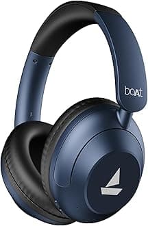 Boat Rockerz 650 Pro, Touch/Swipe Controls, Dolby Audio, 80Hrs Battery, 2Mics ENx, Fast Charge, App Support, Dual Pair, Bluetooth Over Ear Headphones with Mic(Starry Night)