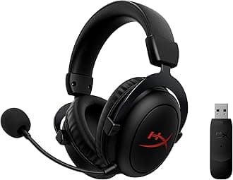 Cloud Core – Wireless Gaming Headset for PC, DTS Headphone:X Spatial Audio, Memory Foam Ear Pads, Durable Aluminum Frame, Detachable Noise Cancelling Microphone