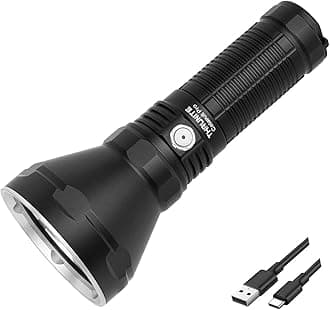 ThruNite Aluminum Catapult Pro Rechargeable Flashlight, Sft70 Led, 1005 Meters Throw, 2713 High Lumens Bright Searchlight, Long Beam Distance Spotlight For Hiking, Camping, And Hunting - Cw