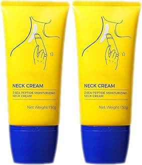 Neck Cream, Neck Firming Cream with Roller Massage, Tighten and Lift, Moisturizing Repair Sagging Skin Care for all Skin Types (2)