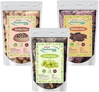 Amla, Areetha, Shikakai dry (whole) raw for hair Soapnuts,Sapindus,Indian Gooseberry,Shikakai, Acacia Concinna hair Shampoo pack- 100 * 3= 300gm