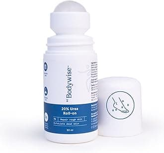 20% Urea Foot Cream Roll On 50ml | For Dry & Cracked Heels | With 2% Lactic Acid, Olive Oil & Vitamin E | Helps Repair and Moisturise Cracked Heels
