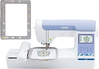 PE900 Embroidery Machine with WLAN and Magnetic Embroidery Hoop Frame 4x7 Inches