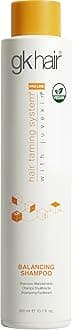 GK HAIR Balancing Shampoo Cleanses and Removes Buildup with Keratin Treatment For Oily Control Flaky Itchy Dry Scalp Thinning nourishing Hair Sulfate Free Women and Men – 10.1 Ounce