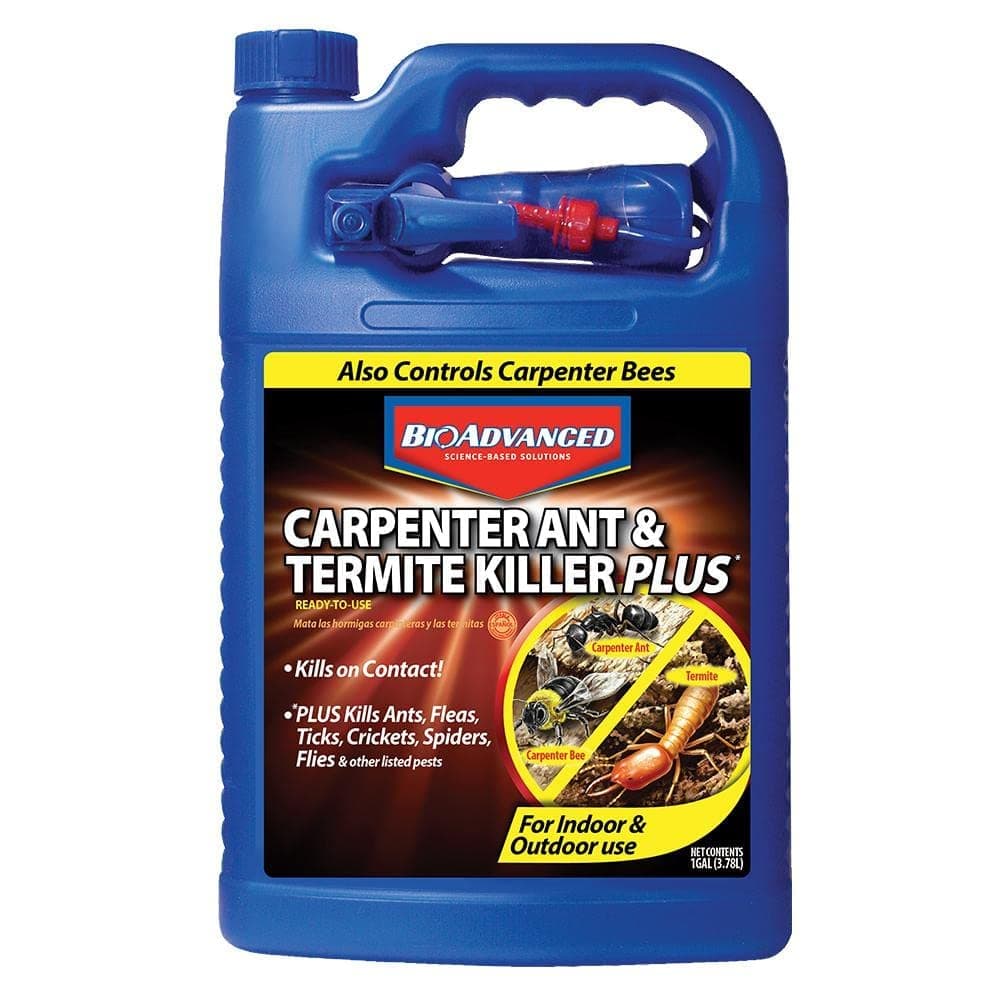 BioAdvanced Carpenter Ant & Termite Killer Plus, Ready-to-Use, 1 Gal