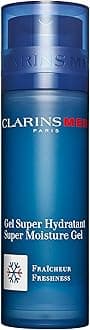 CLARINSMEN Super Moisture Gel | Cooling Gel For Men | Hydrates, Mattifies, Soothes, Energizes and Defies Shine | Calms and Tones Skin After Shaving | All Skin Types | 1.7 Ounces