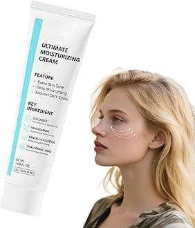 Ultimate Moisturizing Cream, Centella Moisturizer Korean，Youthful Formula,Centella Asiatica, Niacinamide, Hyaluronic Acid,Collagen,Face Cream for Fine Lines,Dark Spots, Dry Skin, Redness(50ML)
