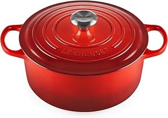 Enameled Cast Iron Signature Round Dutch Oven, 5.5 qt., Cerise