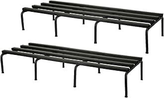 Metal Planter Stand Black (Set of 2)
