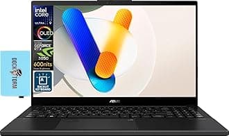 ASUS Vivobook Pro 15 Creator Laptop 15.6" OLED FHD 600nits Display (Intel Core Ultra 9-185H, RTX 3050 6GB, 40GB DDR5 RAM, 2x2TB PCIe SSD RAID 0 (4TB), Backlit KB, Thunderbolt 4, Win11H) w/DKZ USB Hub