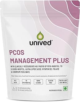 PCOS Management Plus, 40:1 Ratio 4000mg Myo-Inositol to 100mg D-Chiro-Inositol with Natural Caronisitol®, for Acne, Facial Hair, Insulin Resistance