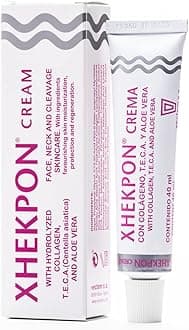 XHEKPONCream for Face, Neck and Cleavage Skincare - Cream with Hydrolized Collagen and Aloe Vera/Anti-aing cream 40ML - Favours skin moisturization, protection and regeneration.