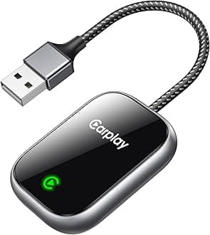 2025 Upgraded Wireless CarPlay Adapter for iPhone, Converts Wired to Wireless Car Play Adapter, Auto Connect, Mini Size, Compatible with Cars from 2016 & iOS 10+