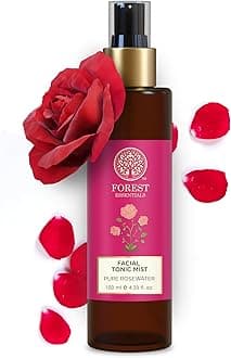 Forest Essentials Facial Tonic Mist with Pure Rosewater | Hydrating Steam Distilled Ayurvedic Toner for Fresh, Dewy Skin | Minimises Pores & Refreshes Skin