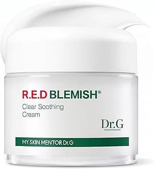 Red Blemish Clear Soothing Korean Moisturizer Face Cream, 70ml - Cica Cream, Korean Skin Care Moisturizer, Korean Face Moisturizer, Facial Moisturizer, Korean Skincare, K Beauty Skincare Coreano