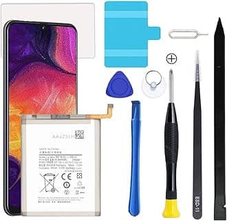 Galaxy A50 Battery,Upgraded Battery Replacement for Samsung Galaxy A505F /A30 SM-A305 /A20 A205FN A202F /A30s SM-A307,EB-BA505ABU with Professional Repair Tool Kits