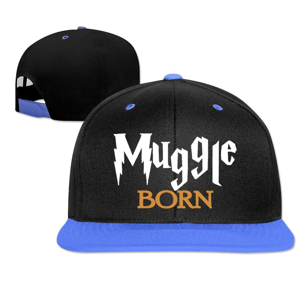 OB Snapback Clean Up Adjustable Baseball Cap Muggle Born Logo HP Hip Hop Hat and Cap Royal Blue