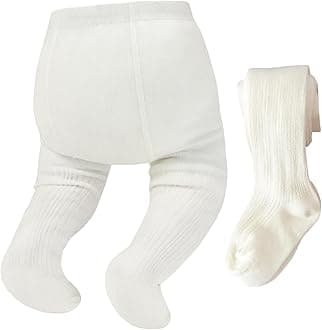 Cozy Baby Tights - Soft Cotton Infant Leggings for Girls