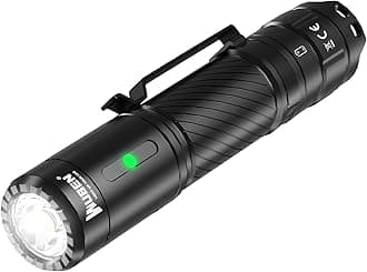 C3 Rechargeable Flashlight 1200 High Lumens Super Bright, LED Tactical Flashlights, Powered EDC Flash Light IP68 Waterproof, 6 Light Modes for Camping, Emergency, Outdoor, Rescue, Inspection