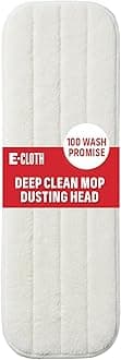 Deep Clean Mop Dusting Head, Reusable Microfiber Dusting Mop Heads Replacements for Dust Mops for Floor Cleaning, 100 Wash Guarantee, 1 Pack