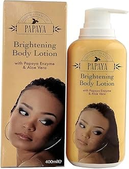 F&W OMIC Organic Extract of Papaya Body Lotion 400ml - Formulated to Nourish and Moisturise Skin, with Kojic Acid and Papaya