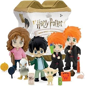 Harry Potter Magical Capsule Toys – Series 3 Collectible Mystery Figures (2-Pack) – Official Wizarding World Gifts for Kids, Boys, Girls, Adults & Collectors – Easter Basket Idea