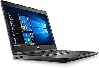 Dell Latitude 5480 Laptop - HG0NP (14” HD, Intel Core i5-7300U 2.60GHz, 8GB DDR4 RAM, 500GB 7200RPM HDD, Windows 10 Pro 64),Black