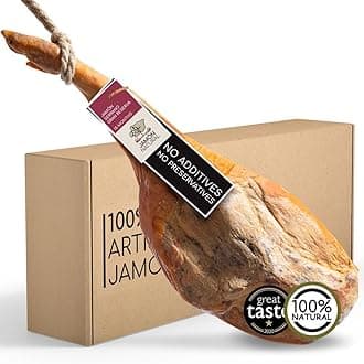 Award-Winning Serrano Ham Leg | Whole Jamon 6-6.5 kg Gran Reserva | Expertly Cured for 15-months | 100% Natural, No Additives