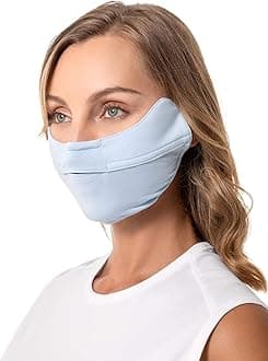 Coolibar UV Face Mask with Adjustable Features - UPF 50+ Sun Protection - Zenith