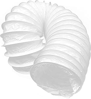 H&C VENT 125mm / 5 inch Ducting Hose Pipe │ Flexible PVC Tube │ Aircon Duct H...