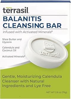 Balanitis Soap for Men, Care & Relief from Balanitis Symptoms: Itch, Redness. Natural, Dermatologist Tested & Hypoallergenic Approved (75gm)