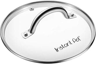 Instant Pot Tempered Glass Lid for (23 cm) for 5.7L Pot, Transparent/Green