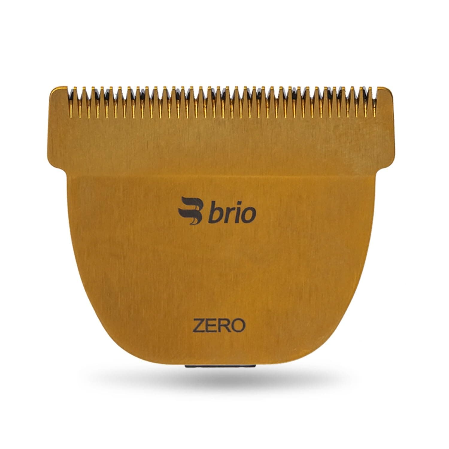 Brio Zero Blade Compatible Beardscape V2 & V1 Trimmers, Cuts Extremely Close at 0.2mm, Stainless Steel Blade Perfect for Super Close Cuts, Creating Tight Lines and Cleaning up Mustaches (Gold)