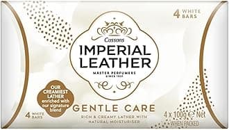 Cussons Imperial Leather Gentle Care Creamy Sensitive Skin Soap Bar MILD, 100 g (Pack of 9)