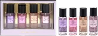 Victorias Secret The Best of Mist Set for Women - 4 Pc Gift Set with Love Spell & Pure Seduction Fragrance Mists