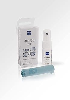 ZEISS AntiFOG Kit 15ml - Pack of 1 | Fog-Free Lens for up tp 72 hours | Ideal for Spectacles, Eyeglasses, Sunglasses, Camera Lenses, Bike Visors, Car Mirrors, Windshields, and Swim Goggles
