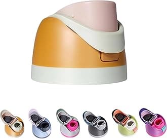 Replacement Lid for Owala Freesip, One Button Top Replacement, Leakproof BPA-Free School Water Bottle Cap Replacement Compatible with Yellow Owala 40oz 32oz 24oz 16oz (Yellow Desert)