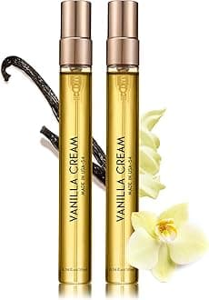 Enhanced Scents Pheromones Perfumes for Women, Vanilla Perfume Oil, Pheromone Perfume for Woman, to Attract Men, 2 Pack, 0.68 fl. oz, Travel Size Spray, Pheromone Cologne for Men