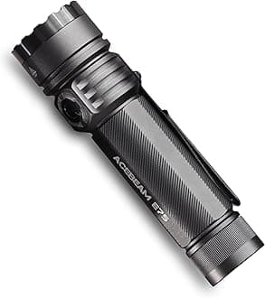 ACEBEAM E75 4500 High Lumens Flashlight with Magnetic Base, Super Bright LED Flashlight Rechargeable, IPX8 Water-Resistant Tactical EDC Flash Light, 26 Days Super Long Lasting for Camping,Everyday Use