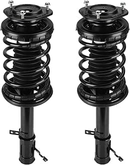 AEagle Front Strut Shock Assembly w/Coil Spring for 1993-2002 Toyota Corolla, Chevy/Geo Prizm, Replace 271951L 271951R, Left & Right, 2PCS