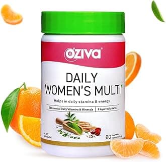 Daily Women’s Multivitamin Tablets | Multivitamins for Women’s Daily Energy, Holistic Health & Hormonal Balance | with 23 Daily Multivitamins & Minerals, Shatavari, Brahmi, 60 Capsules