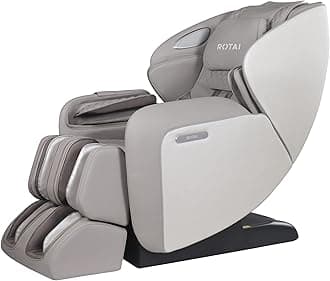 – ROTAI Massage Chair Full Body, Neck Shoulder Back Massage Recliner with Foot Rollers, Zero Gravity Home Theater Chair, Heating Therapy, Airbag Massage, Bluetooth Speaker, Grey