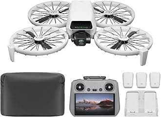 - DJI Flip Fly More Combo (Includes RC 2 Screen Transmitter) Drone with Camera, 4K UHD Camera Equipped Drone (For Adults) Palm Takeoff, Auto Return, Compact Drone, Intelligent Flight, Battery x 3, Total