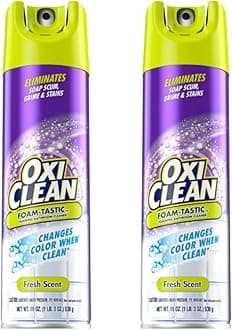 OxiClean Foam-Tastic Fresh Scent Bathroom Cleaner Twin Pack 2-19 oz. Aerosol Cans