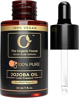100% Plant Based Pure, Cold Pressed Jojoba Oil for Hair Growth, Gua Sha, Skin Care & Makeup Remover | Natural Moisturizing Body Oil for Dry & Wrinkle Skin | Nail Care & Scalp Nourishment