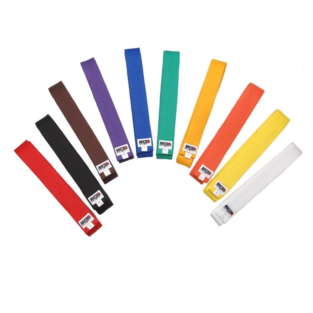 Macho Rank Karate Belts - Red - Size 4