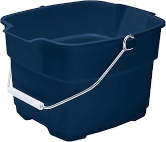 Rubbermaid FG287100ROYBL Roughneck Square Bucket, 15-Quart, Blue