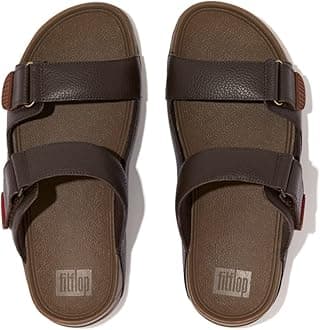 Fitflop K81-gogh Moc Adjustable Slide Sandals, Neoprene mens Sandal